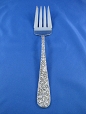 Kirk  "Repousse" sterling meat fork